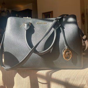 Michael Kors Black Leather Handbag, Tote bag, Purse, Work Bag